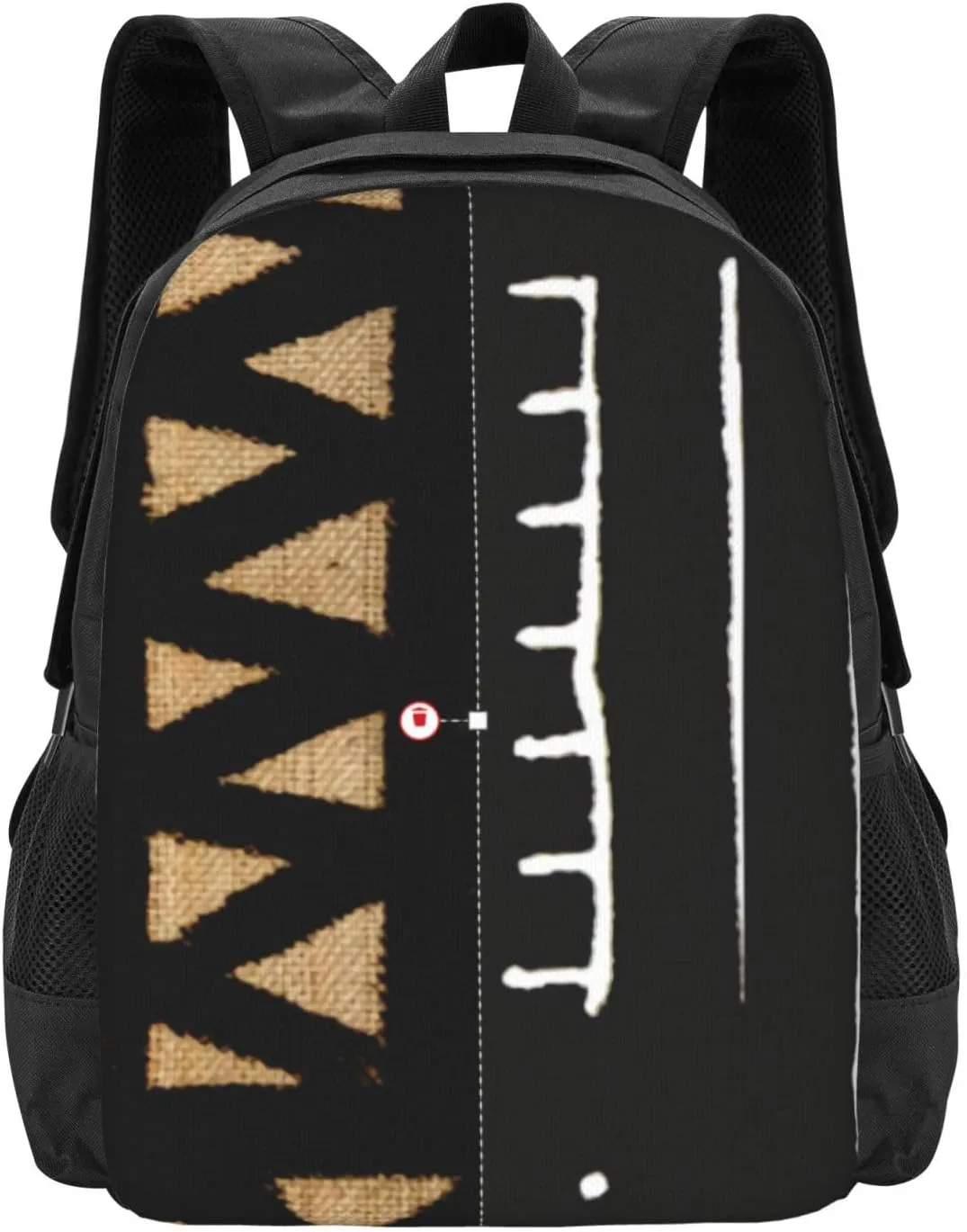 Cloth translucent impermeable midair bouquet mislead Print 1 Lightweight Packable Backpack Travel Casual Large Capacity Daypack Foldable Backpack For Men Women Afrocentric Mud 