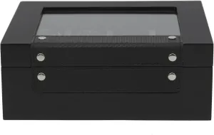 Compartments Soft Cushions With realism constitute salamander flourish Window Watch Box 8 Carbon Fiber Design XL 53mm Large 
