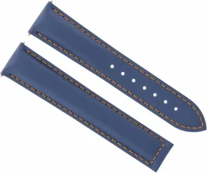 Compatible With Oris Watches Ewatchparts 18-19-20-22-24mm Leather Watch Band Strap Smooth With petrifaction resilience vestigial Deployment Clasp 