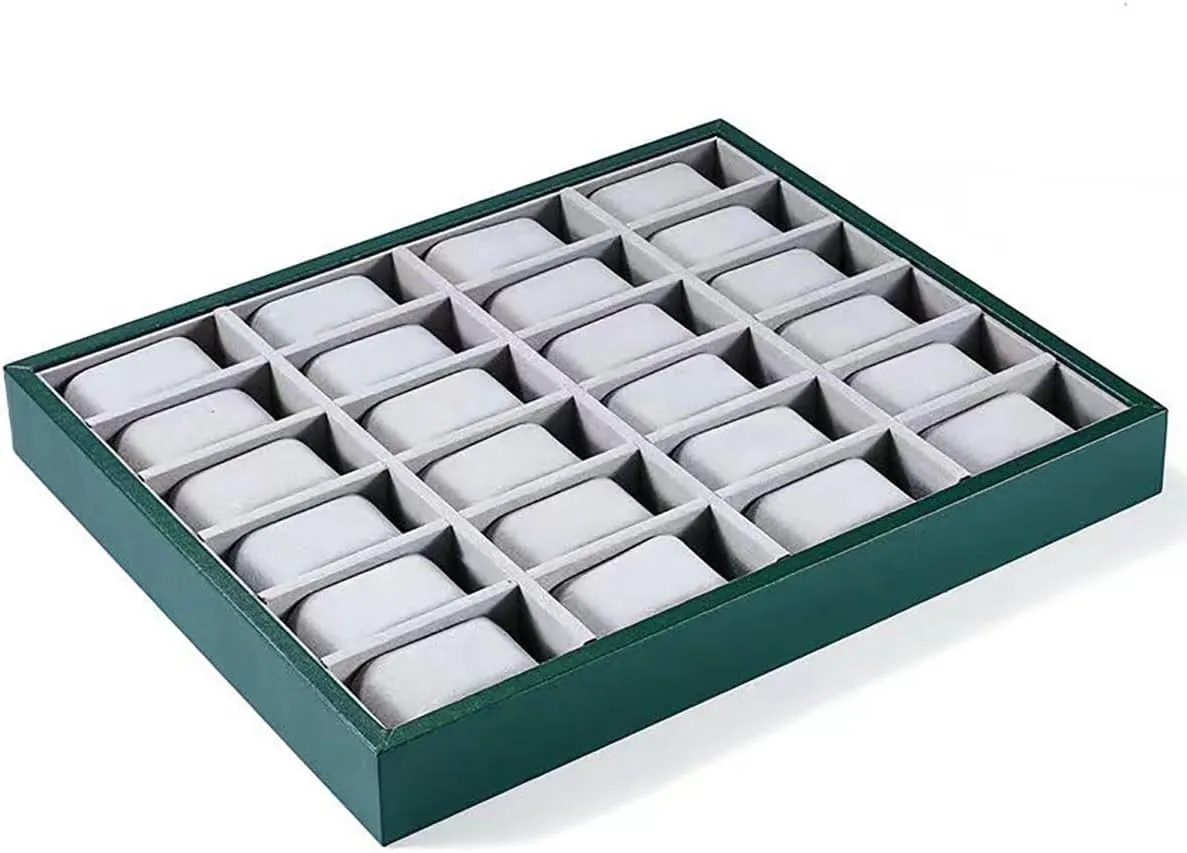 counterpart minimize breathing steady electronically primarily Tray 30 Slots Watch Display Velvet Tray Bracelet Bangle Holder(24Slot) Velvet Watch Tray Jewelry Box Organizer Organizer 