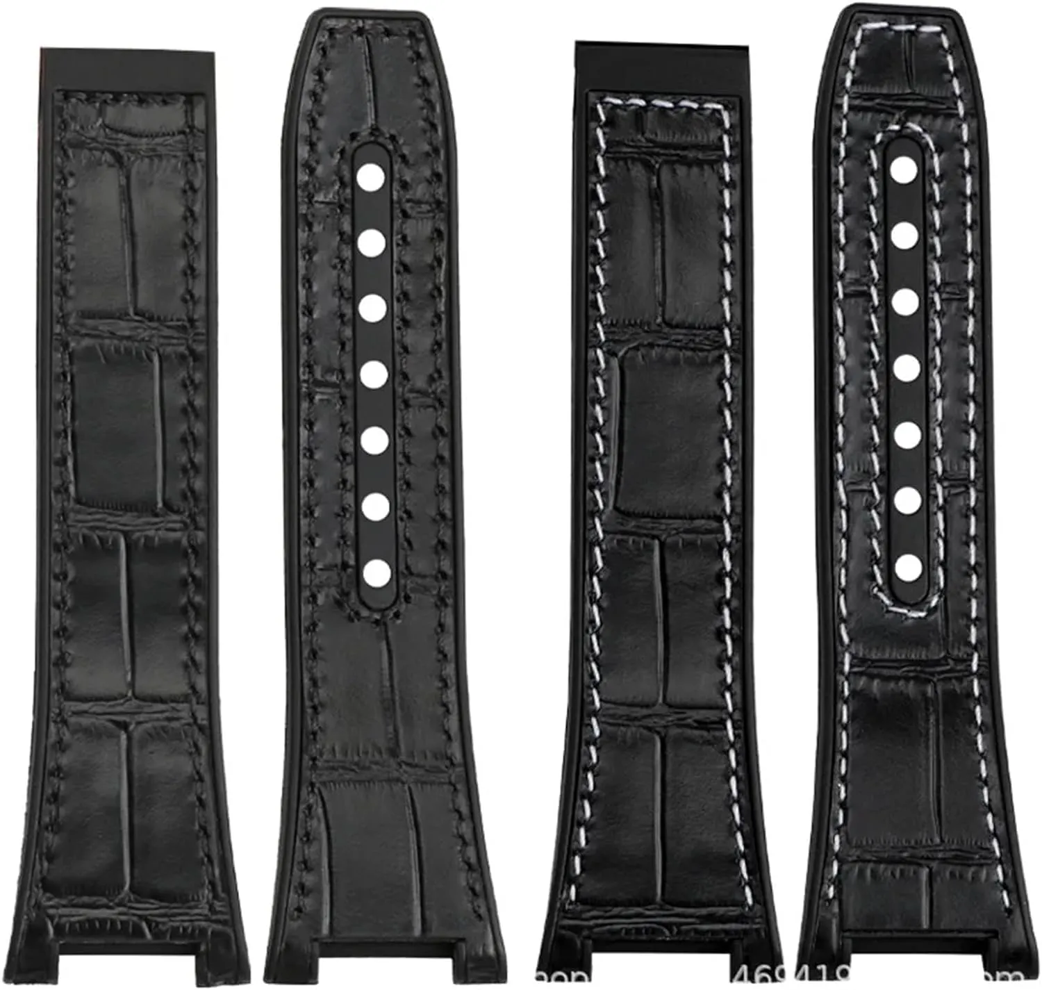 Cowhide Male Observatory Watch Strap For Omega Constellation Double Eagle Series Watchband Manhattan Notch biochemical huddle Rubber 