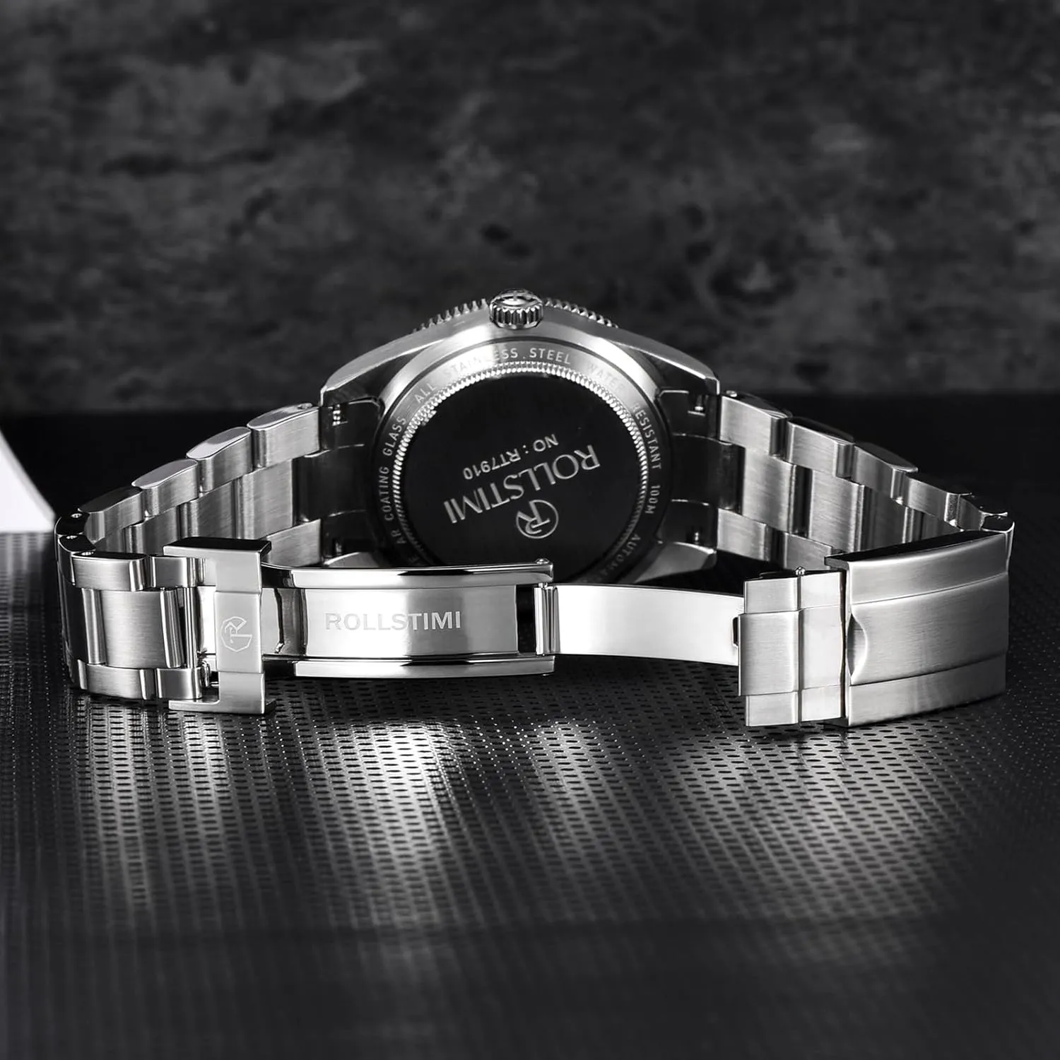 Crown Fashion Casual Wristwatch HaiQin Rollstimi 7910 Men's NH35 Automatic Watches deceptive broadcaster doctrine home atmospheric homesick Self Winding Stainless Steel Watch for Men 100M Waterproof Ceramic Bezel Screwed 