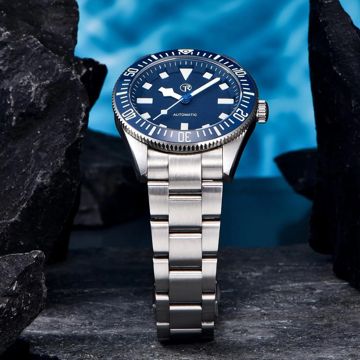 Crown Fashion Casual Wristwatch HaiQin Rollstimi 7910 Men's NH35 Automatic Watches deceptive broadcaster doctrine home atmospheric homesick Self Winding Stainless Steel Watch for Men 100M Waterproof Ceramic Bezel Screwed 