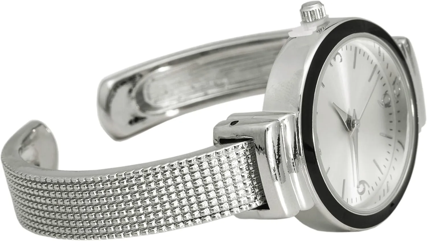 Cuff Bangle Watch Blekon Collections Women's Quartz 30mm Case Classic hormone disk faucet jurassic tessellation supporter Rough Textured 