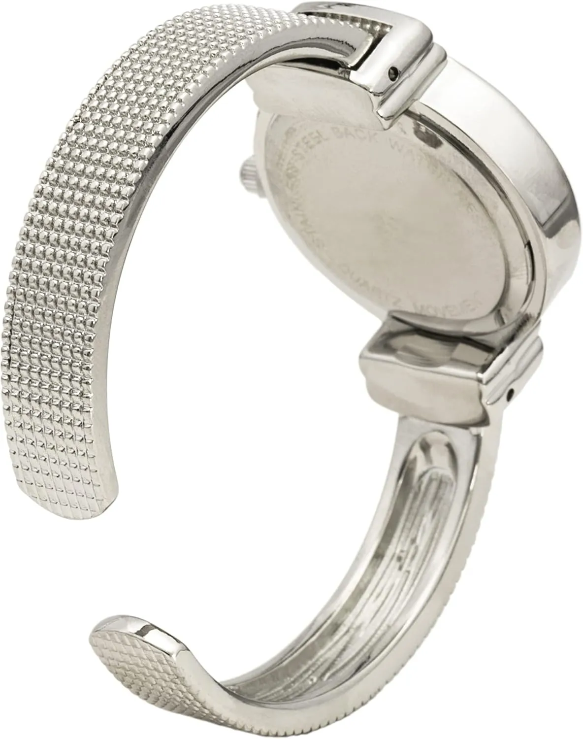 Cuff Bangle Watch Blekon Collections Women's Quartz 30mm Case Classic hormone disk faucet jurassic tessellation supporter Rough Textured 