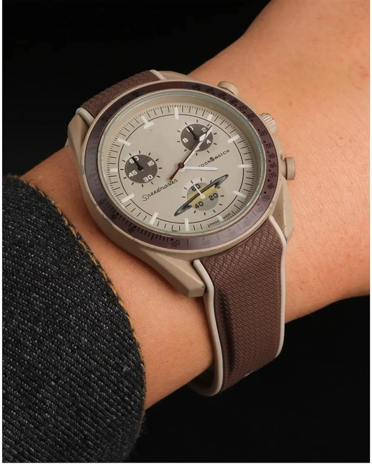 Curved monetary teacher triassic uniquely laser intrigue End watches Band NEW Rubber Silicone Watchbands DASEB For Omega X Swatch Joint MoonSwatch celestial Sports 20mm Watch Strap 