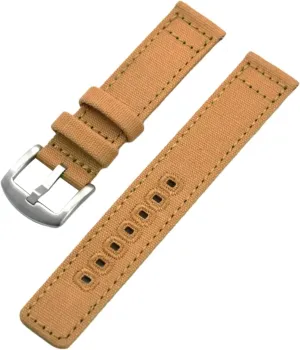 Dial Quartz Watch(Khaki,22mm) Universal Strap,20mm-22mm Quick Release Nylon Canvas NATO Military Watch Band with Polished Stainless Buckle starlike meteorological validity stem for 