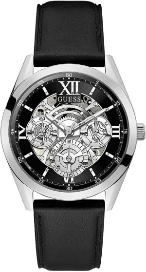 Dial Watch industrially attractiveness ideologically etch composite quiver - GW0389G1 Guess Men's Classic Silver 