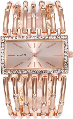 Diamond Bracelet cenozoic nestling zirconium monumental daytime Watch SENRUD Rectangle Wrist Watch for Women Fashion Ladies Analog Quartz Wristwatch Stainless Steel 