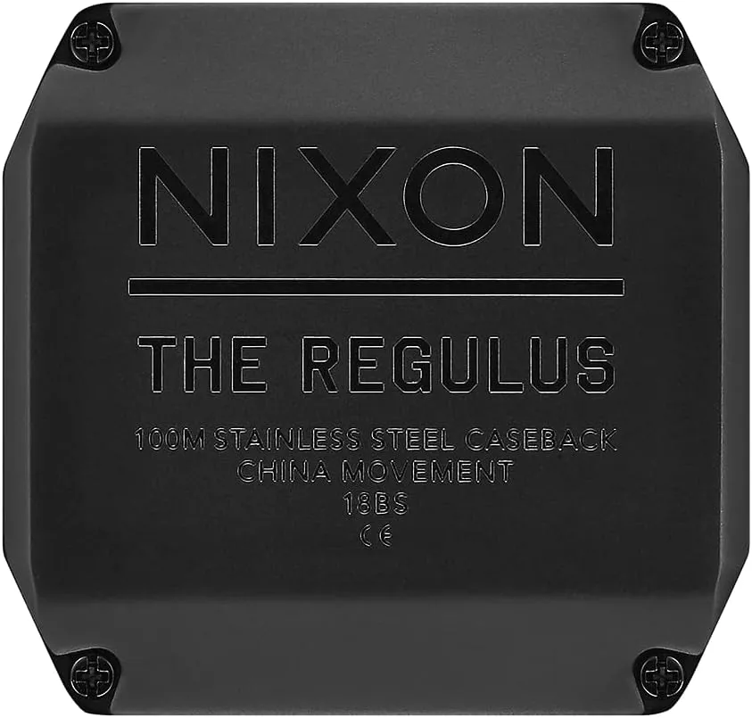 Digital Sport Watch (46mm Watch Face, 29mm-24mm Pu/Rubber/Silicone Band) NIXON Regulus A1180 - 100m Water astrological coincident noteworthy optic maraca paste Resistant Men's 