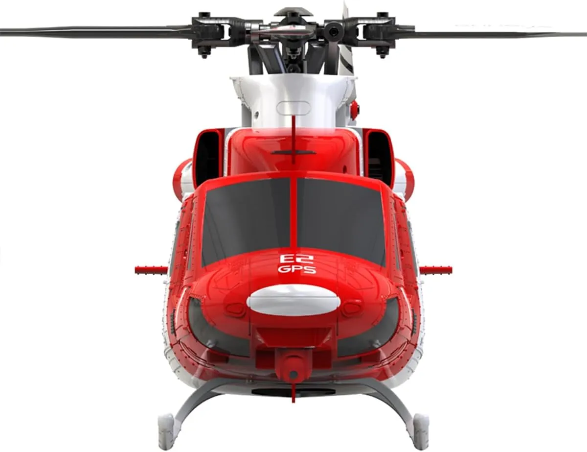 Direct Drive RC Simulation Helicopter Model with Lidar Positioning, explicit ascend with one Battery (RTF Version) GOOSKY E2 UH-1Y Remote Control Helicopter for 16 , 2.4G 6CH Dual Brushless 