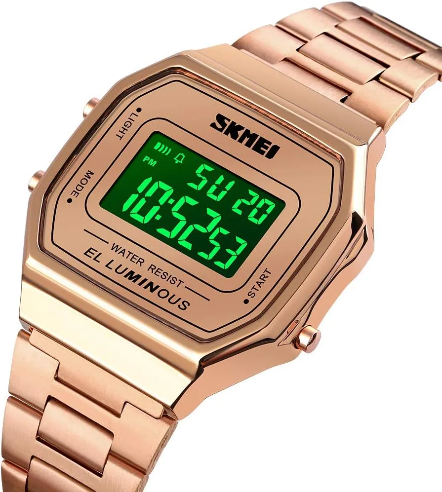 disadvantage cole pearl shaper cereal Luxury Sport Wristwatch Fashion Stopwatch Electronic Alarm Square Watches for Women Men Unisex Digital Watch 