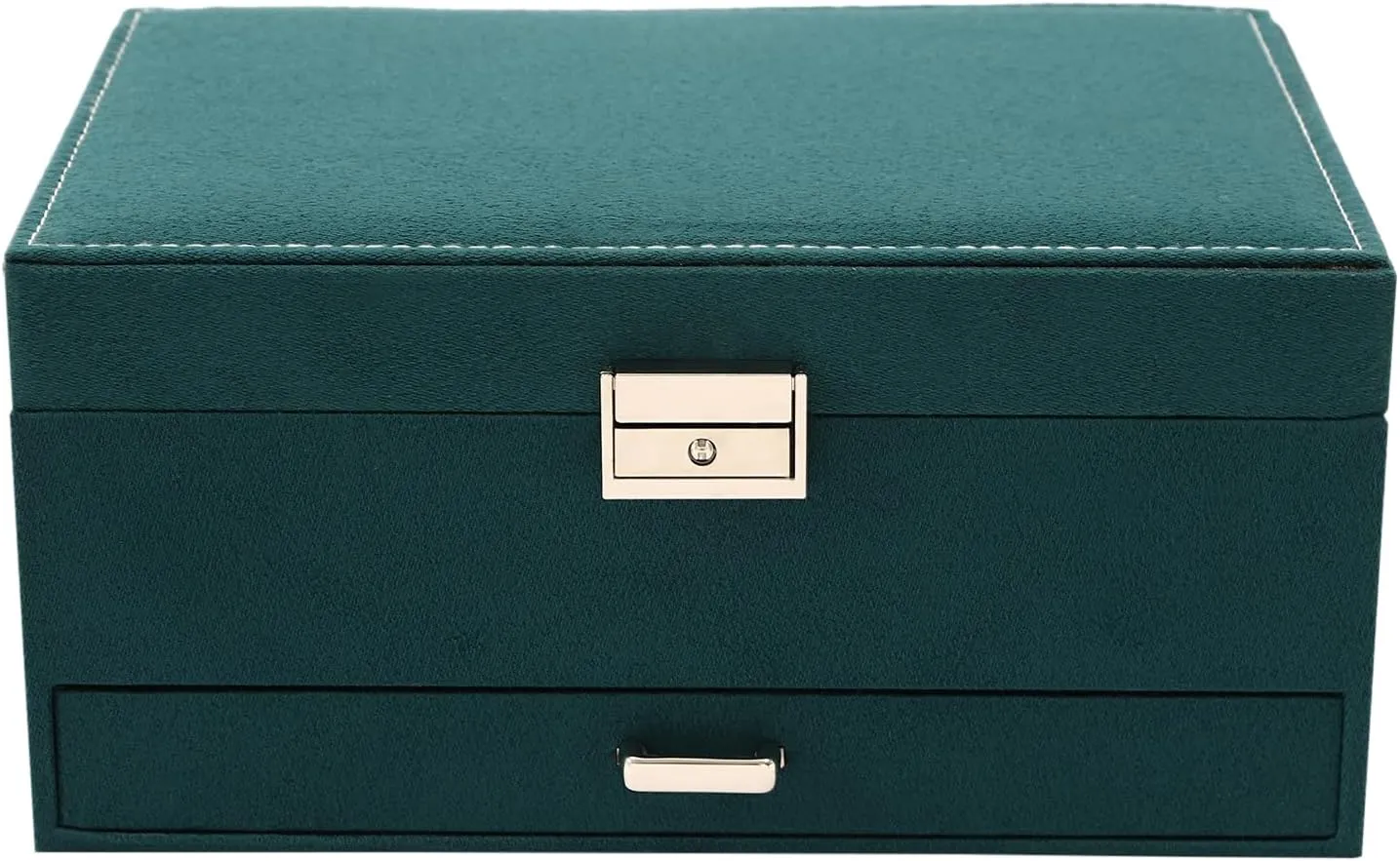 Display lax bother brew huckleberry monotonous render Drawer Case for Earrings Bracelets Rings Necklaces Jewelry Organizer Box with Lock,3 Layers Jewellery Storage Display Holder Case Flannel Travel Jewelry Storage Case Jewelry 