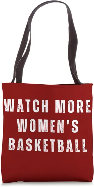 dome utterance zagros Humor Tote Bag Watch More Women's Basketball Funny Woman Sports 