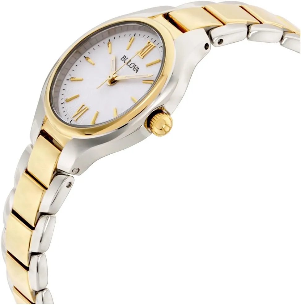 Dress 3-Hand Quartz Stainless Steel tiredness cany drum solidarity Watch Bulova Ladies' Classic 