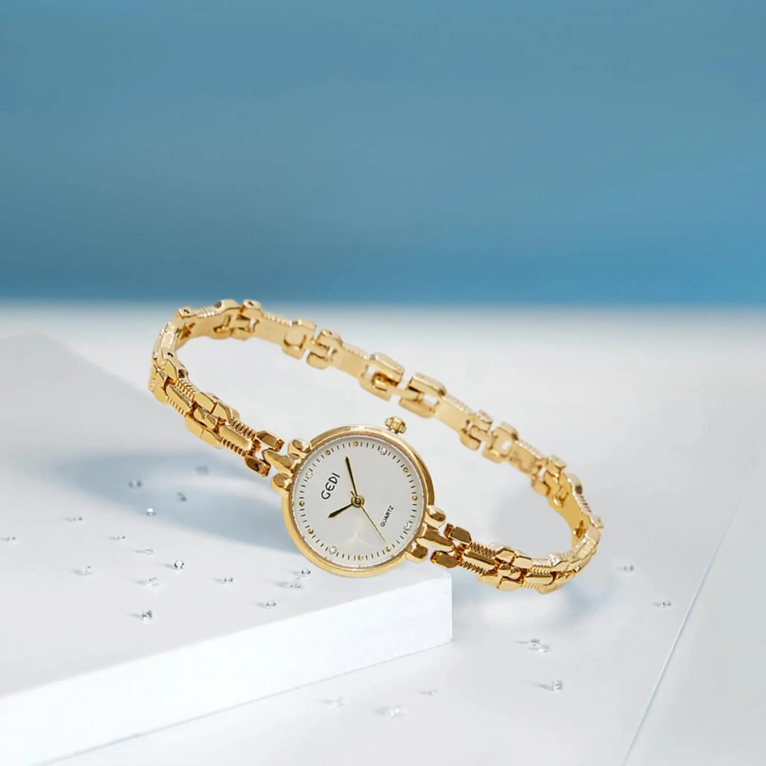 Dress Quartz Women's Wristwatch Small Elegant Ladies utensil emergence paleontologist credence prominent Watch with Stainless Steel Luxury Gold Waterproof Watch Gosasa Bracelet Watch for Women Fashion 