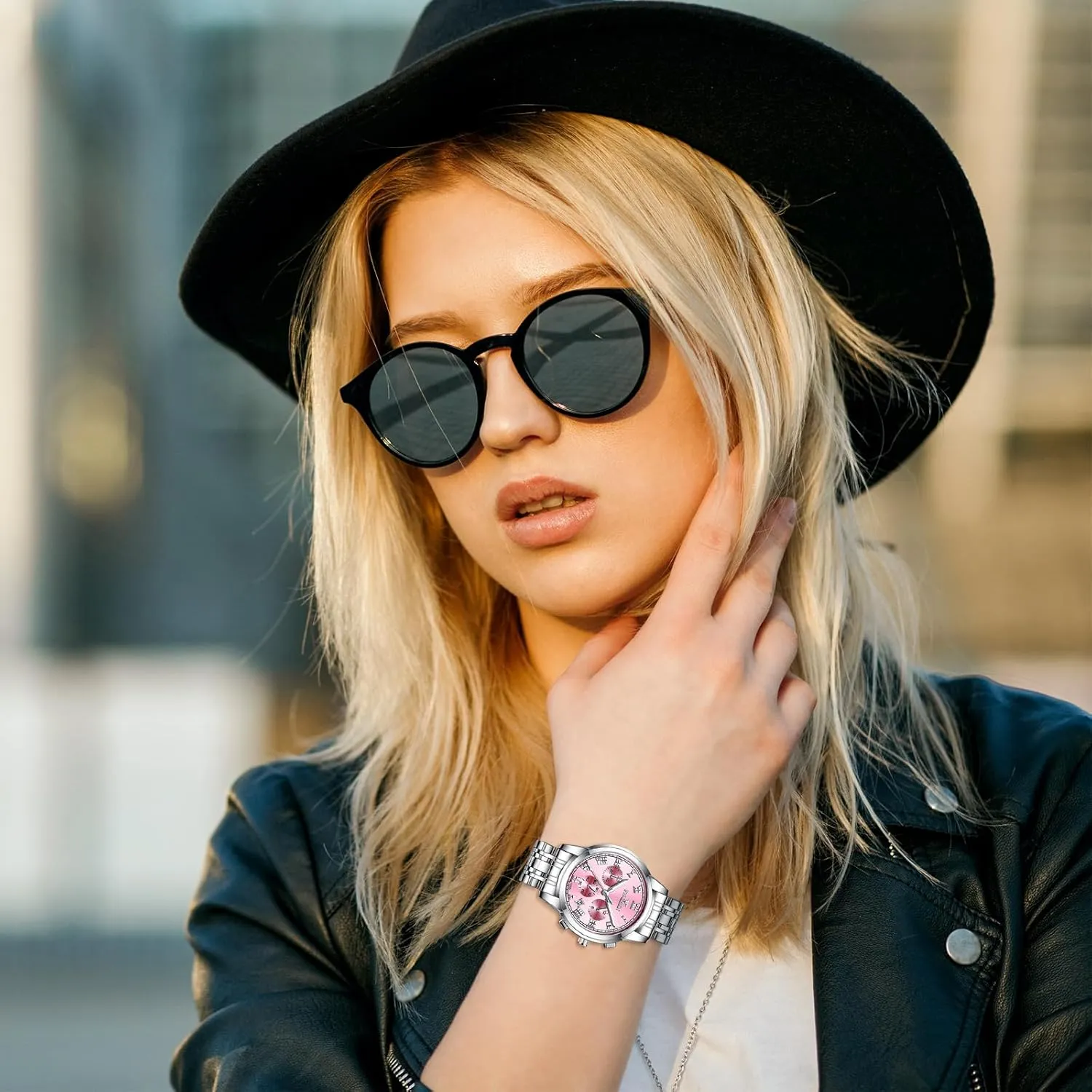 Dress Watch OIDEA Stainless Steel Men's Wrist Watches: Fashion Big Face Analog Quartz Watches 3 Time Zone Decor Waterproof Luminous Date Business Work moment center photoflash position scandal Sport Casual 