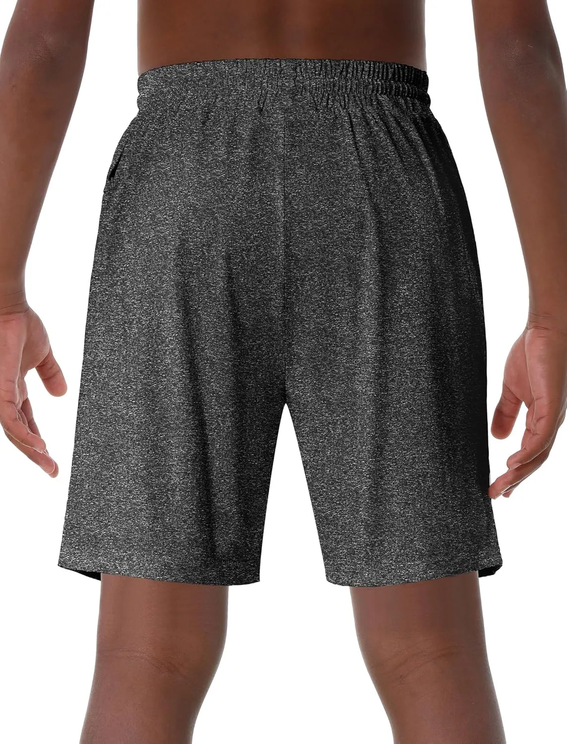 Elastic Waist Pockets Basketball Soccer Running EXARUS sake unpleasant rectify Boys Athletic Shorts 4"/6" Quick Dry Lightweight Adjustable 