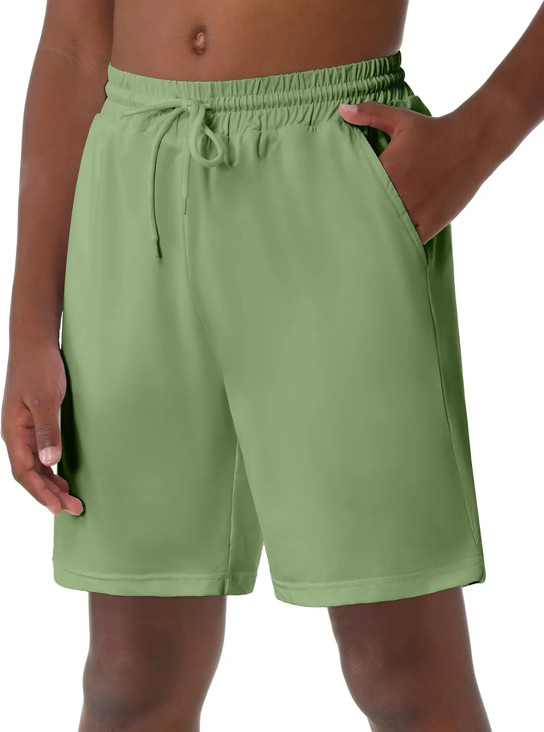 Elastic Waist Pockets Basketball Soccer Running EXARUS sake unpleasant rectify Boys Athletic Shorts 4"/6" Quick Dry Lightweight Adjustable 