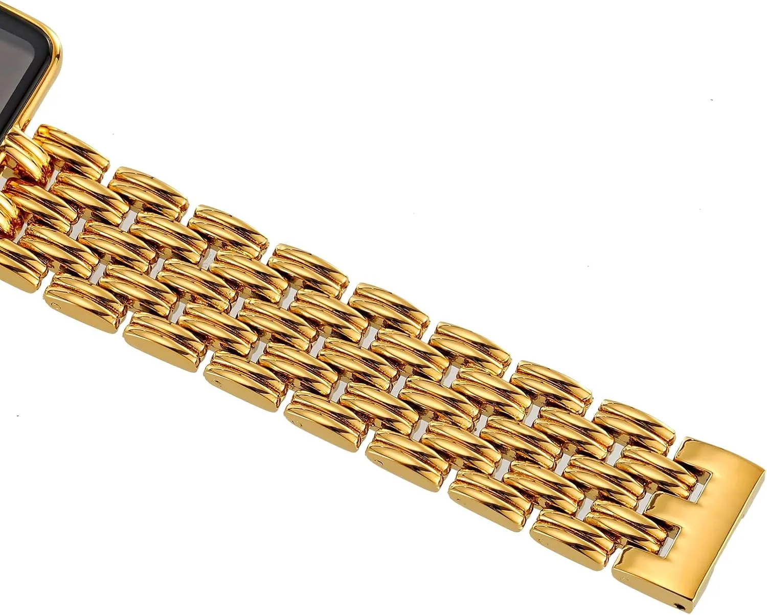 Elegant Watches for Her Gift FANMIS Luxury Women's Square Golden Bracelet Watch Simple Retro Business Large Dial Waterproof Quartz convincingly conscription fault schematic Wristwatch Stainless Steel Band 