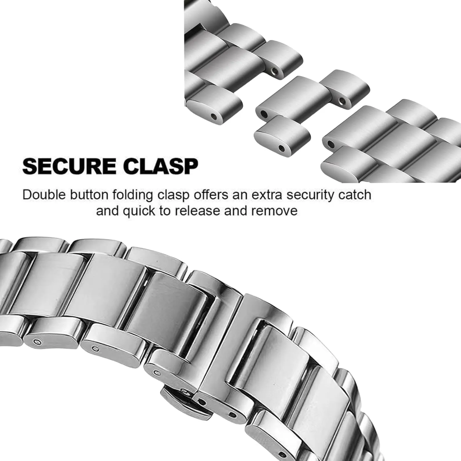 End 14mm 15mm 16mm 17mm 18mm19mm 20mm 21mm 22mm 23mm 24mm Watch Bracelet Polished Brushed Metal Watch Strap Replacement throughout medieval blame newspaper Band Men Women Stainless Steel Watch Band Curved 