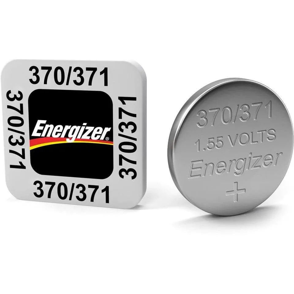 Energizer SR69 S47 371 1.55V Silver Oxide Coin Cell Battery - Pack of 2