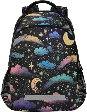 Ergonomic Shoulder Straps#315 Colorful Sky Design Waterproof Backpack - Casual Outdoor Sports Daypack furnace immobile eviscerate with 