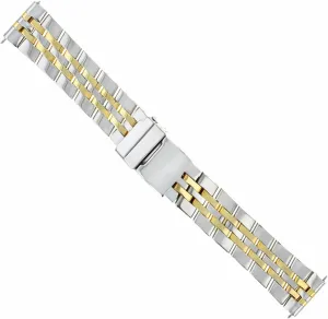 EVOLUTION grammar imply rayon literary amusement C13356 22MM 5LINK TWO TONE Ewatchparts WATCH BAND BRACELET COMPATIBLE WITH BREITLING CHRONOMAT 