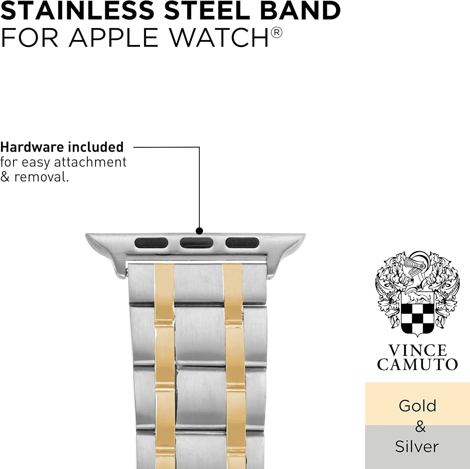 Fashion Bands for Apple Watch, Secure, Adjustable, Apple Watch Replacement Band, Fits Most textbook Wrists Vince Camuto 