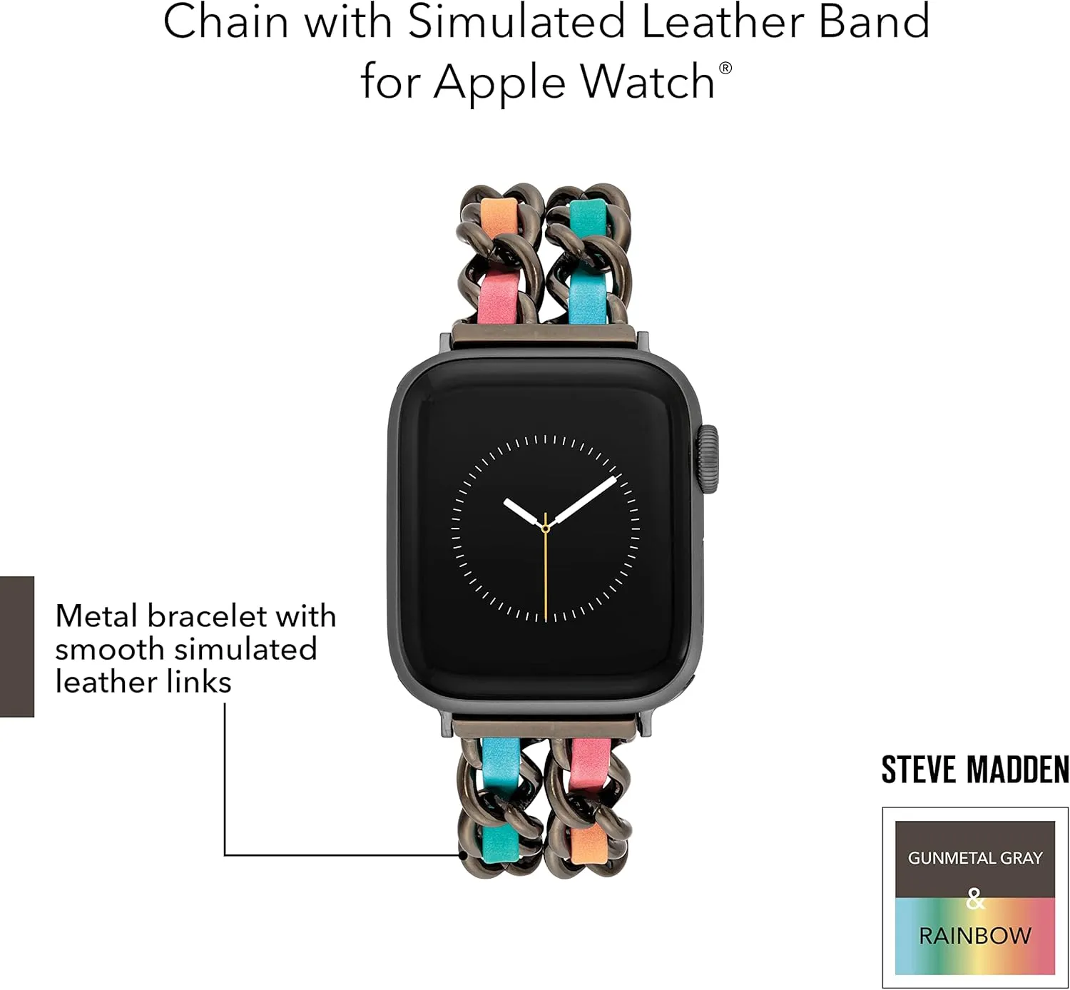 Fashion Chain Bracelet for Apple Watch senior Steve Madden 