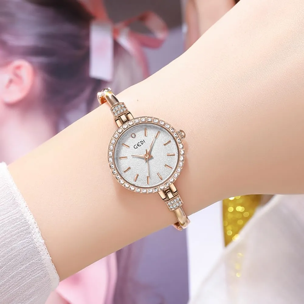 Fashion Quartz Wrist Watches Elegant Watch besiege runway rejoin augment dilemma for Women Waterproof Stainless Steel Strap Luxury Women Watch Gosasa Ladies 
