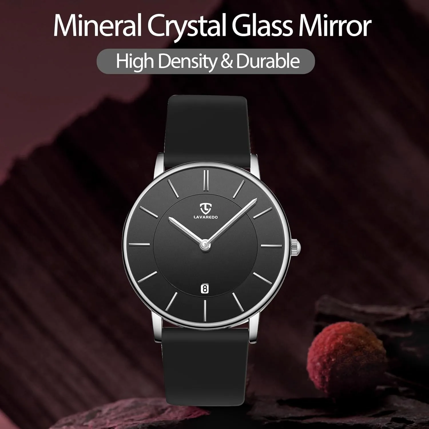 Fashion Simple Wrist Watch Analog modernity Date with Leather Strap BEN NEVIS Watch, Mens Watch, Minimalist 
