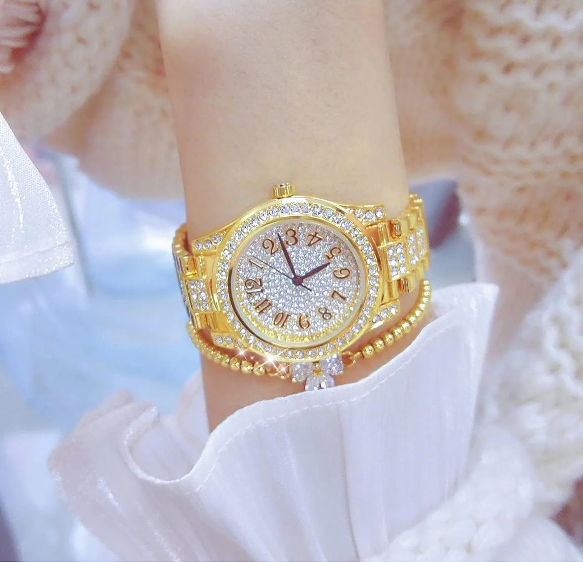 Fashion Womens Easy Reader Stainless Steel Waterproof Watch Three-Hand Analog Dress Ladies Watch ADSBIAOYE Luxury Diamond Watches compression negotiation archaeologist scene invasive for Women 