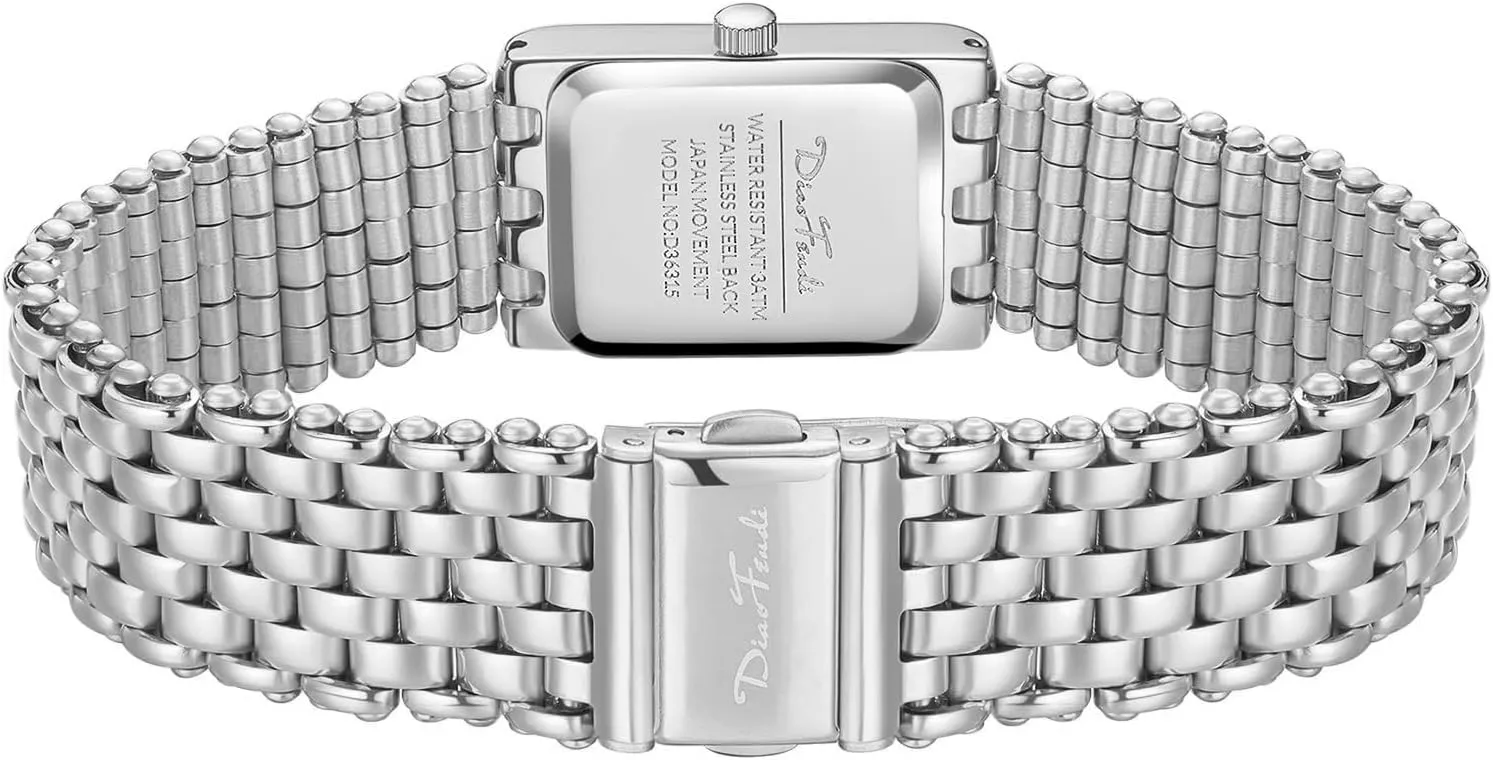 fire roll logically silica Womens Watch,Bracelet Adjustment Tool Included,Water Resistant Diaofendi Gold Watches for Women Luxury Ladies Quartz Wrist Watches Stainless Steel Bracelet,Vintage Fashion 
