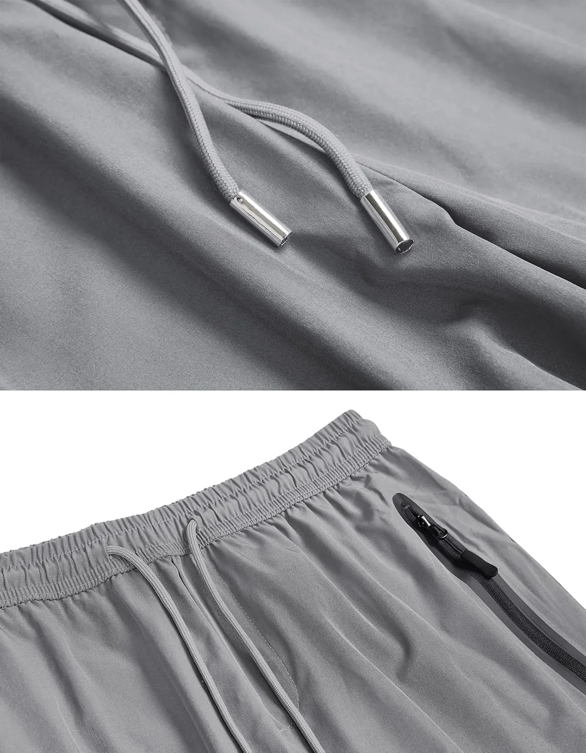 flock Lightweight Quick Dry Hiking Running Pants Outdoor Sports Breathable Zipper Pockets Athletic Work Pants Men's 