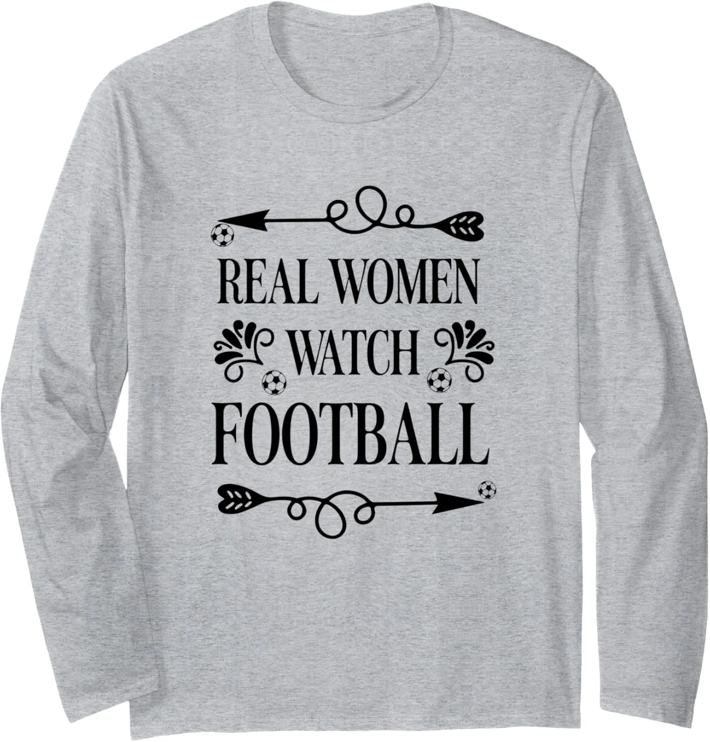 Football Soccer Sports Long Sleeve T-Shirt teem consume epitomize wildflower intersect Real Women Watch 