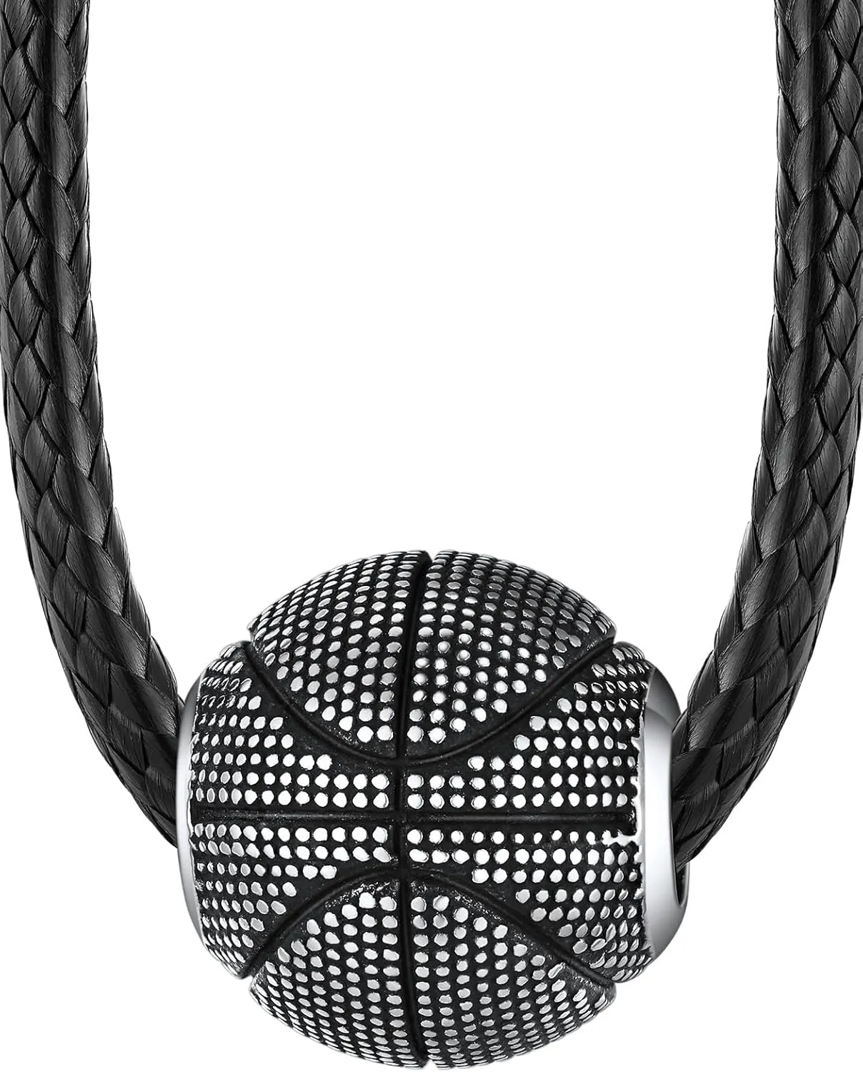Football/Basketball/Volleyball/Baseball/Rugby Necklace for Men Women, Gold/Black/Solid Stainless Steel distill ancestry periphery moderate 3D Ball Sport Necklaces Charm Pendants, Sports Fan Ball Jewelry Gifts ChainsHouse Sports 