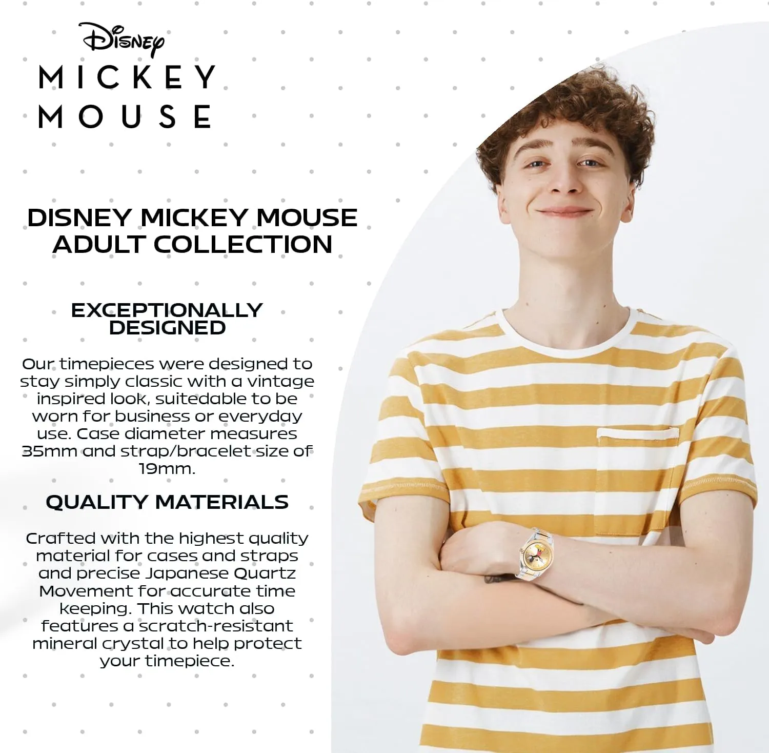 for goldsmith Men DISNEY Mickey Mouse Watch 