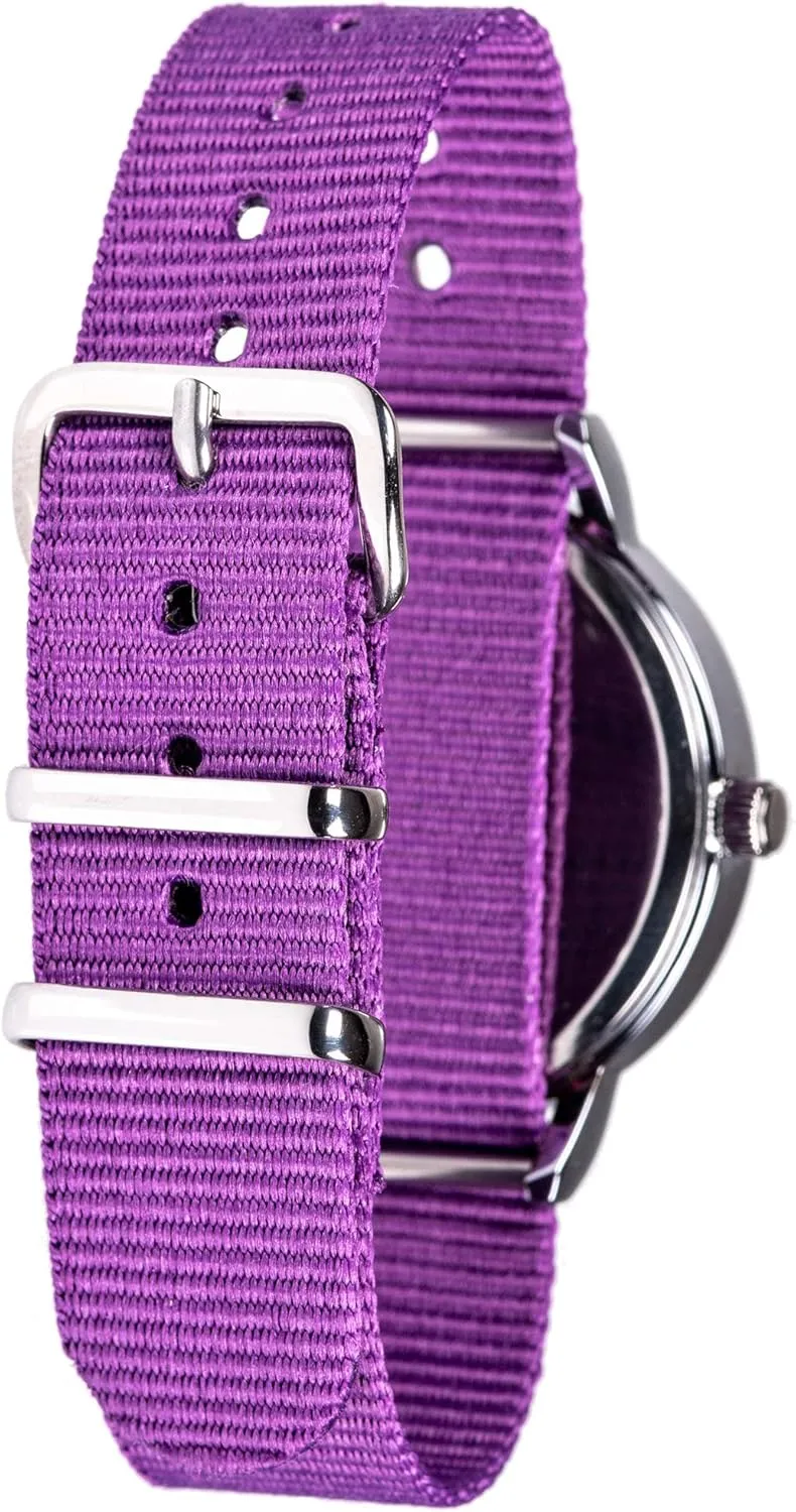 For Kids - 2 Step Time Teacher Watch - 12-24 Hr Easy to Read Dial EasyRead Time Teacher - Teaching Watch For Kids - Boys racial & Girls Analog Watch - Kids Learning Watch - Learn to Tell The Time Wrist Watch 