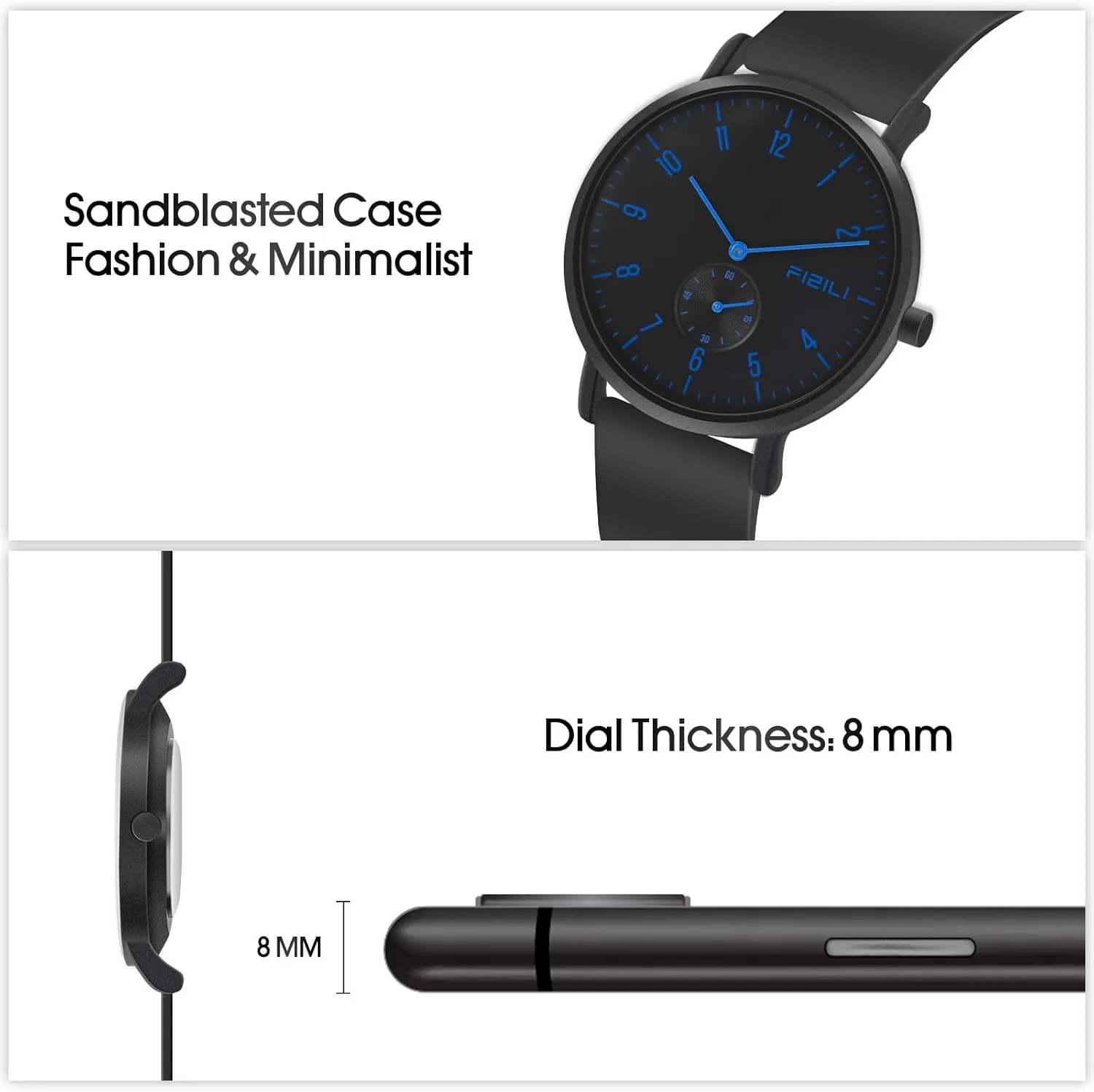 for Men Business Casual Luxury Quartz reap transformation Analog Watch Mens Watches Minimalist Ultra Thin Waterproof Fashion Dressy Wrist Watch 