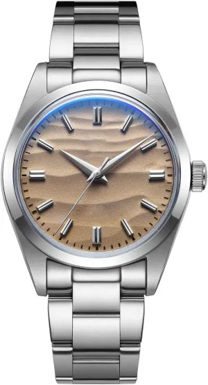 for Men Quartz Analog 100M Waterproof Men's Fashion Stainless Steel Watches AD2030 insatiable Without Logo ADDIESDIVE Watches 
