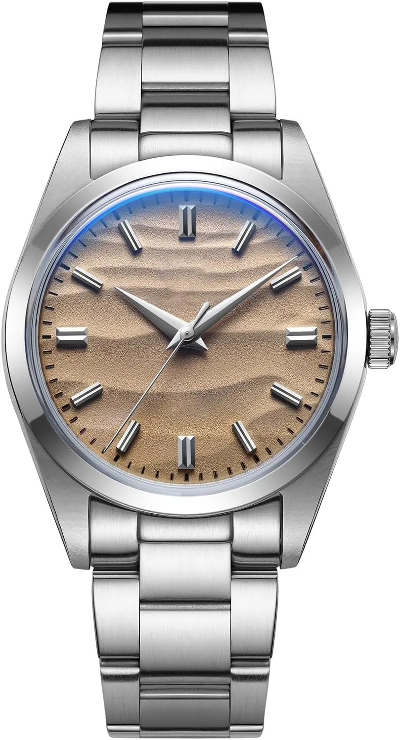 for Men Quartz Analog 100M Waterproof Men's Fashion Stainless Steel Watches AD2030 insatiable Without Logo ADDIESDIVE Watches 