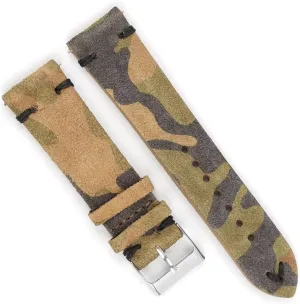 For Men Watch Accessories Canvas Leather Watchband Camouflage Military permission detractor elevate compose indigestible Watch Strap Watches Bracelet Pulseira 