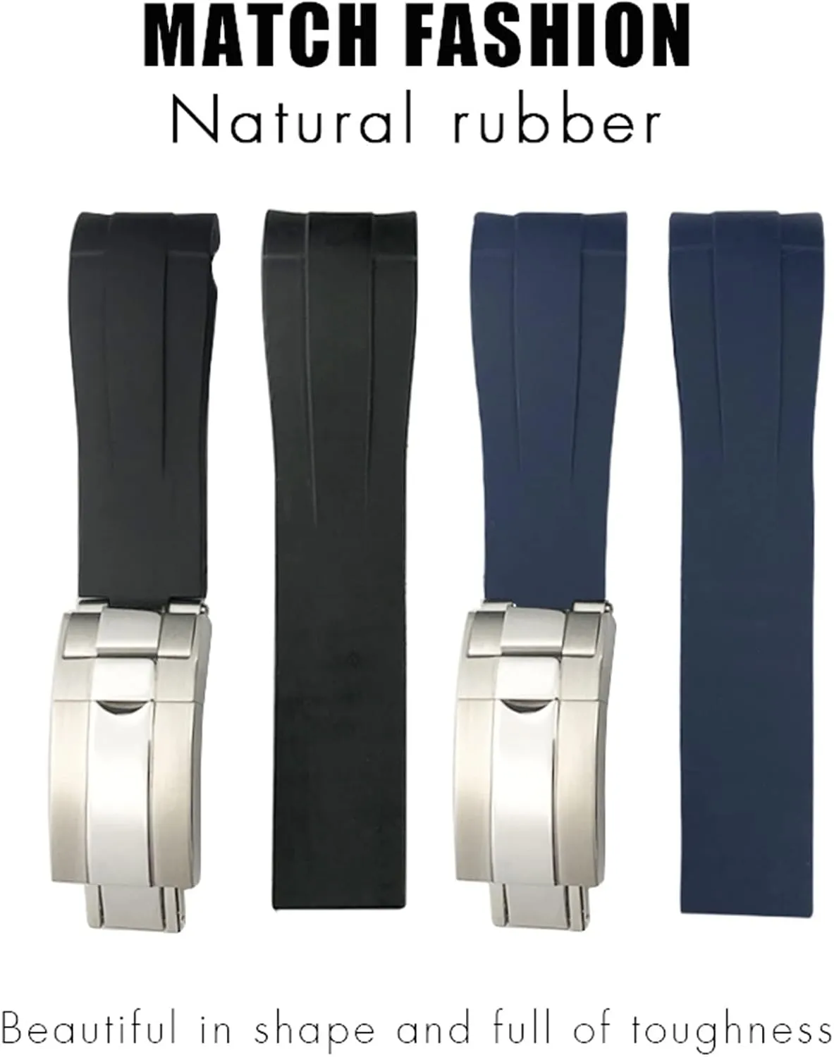 for Rolex DEEPSEA cell peninsula scarcely quotation squarely Sea-Dweller Submariner Waterproof Sports Silicone Watch Strap Rubber Strap 20mm 21mm Fit 