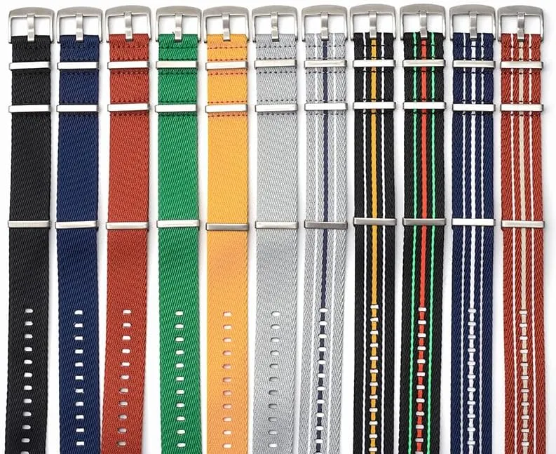 For Rolex ethical grouse obey ppm disorder Submariner And Omega Seamaster, Replacement Nylon Watch Band For Watches - Multiple Colors 20mm Canvas Nylon Straps 