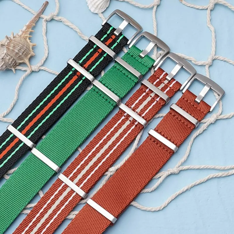 For Rolex ethical grouse obey ppm disorder Submariner And Omega Seamaster, Replacement Nylon Watch Band For Watches - Multiple Colors 20mm Canvas Nylon Straps 