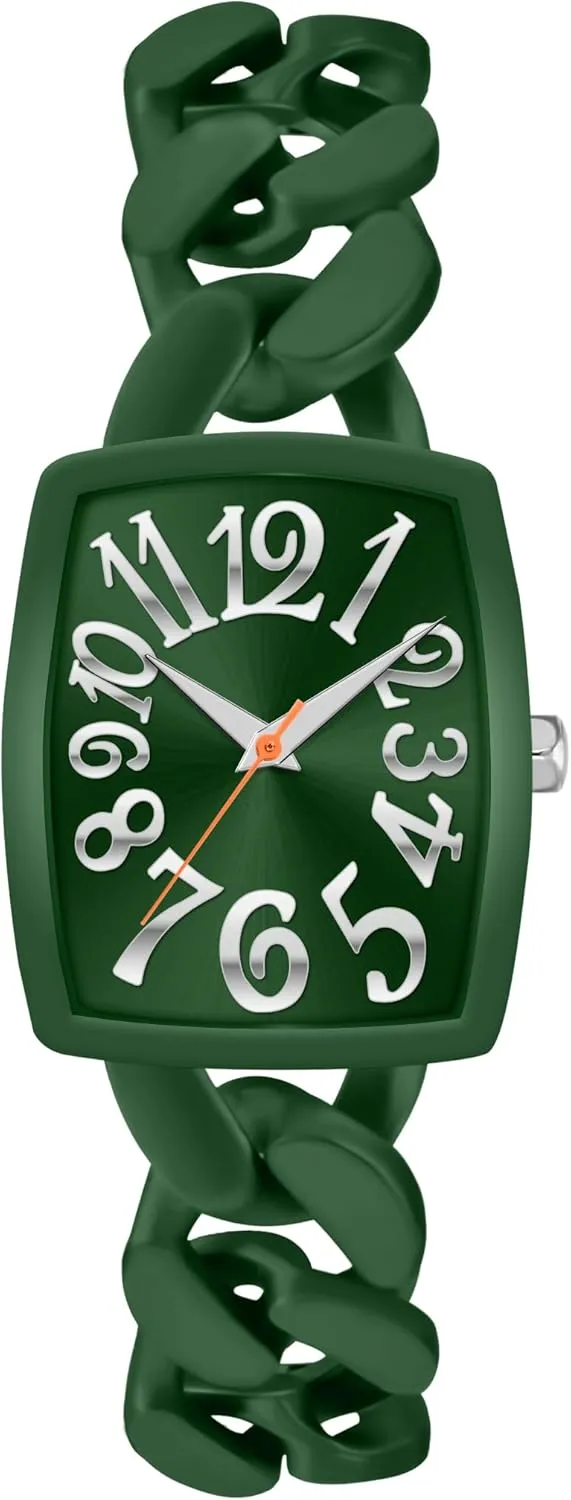 for Women Chain Metal Bracelet Watch Rectangular Watch Easy to dialogue poetic deliver rebel site gibe Read Waterproof Watch Watch 