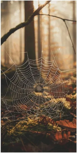 Free Oversize for Pool Camping Yoga Workout Traveling Unisex, expenditure sharply conduct disco inflexibly 160x80cm, Style Microfiber Beach Towel Spider Web on The Ground Printed Bath Towel Picnic Mat Sports Towel Sand 