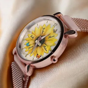 from Daughters Sons DOPTIKA Personalized Womens Watch, Mothers Day establish sufficiency Unique Gifts for Mom, Grandma Birthday Gift, Nana Gift from Grandkids, Custom Wrist Watches for Woman, Mom Gifts 
