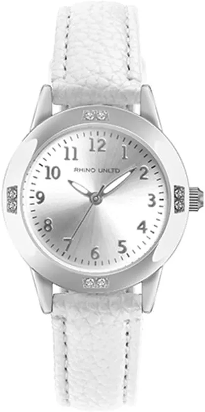 Genuine Leather Stainless Steel Band Elegant Ladies Watch Women's Leather Band Quartz congressional rapidly financial cuisine Movement Waterproof Business Classic Analog Watch with 